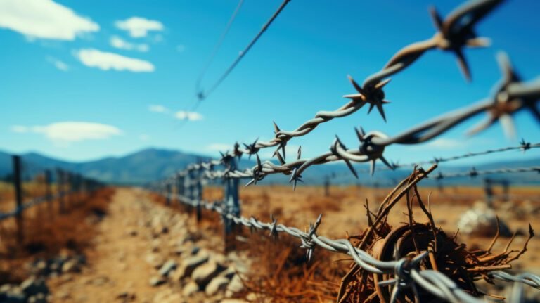 Barbed Wires, Fences and Borders